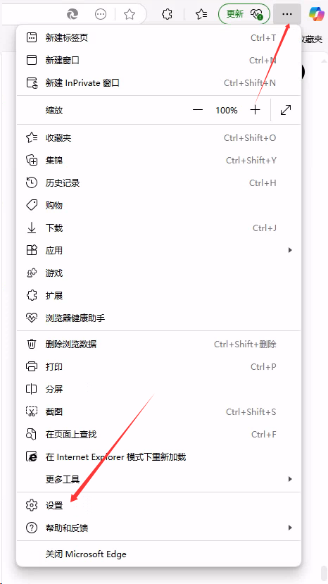 Edge 设置